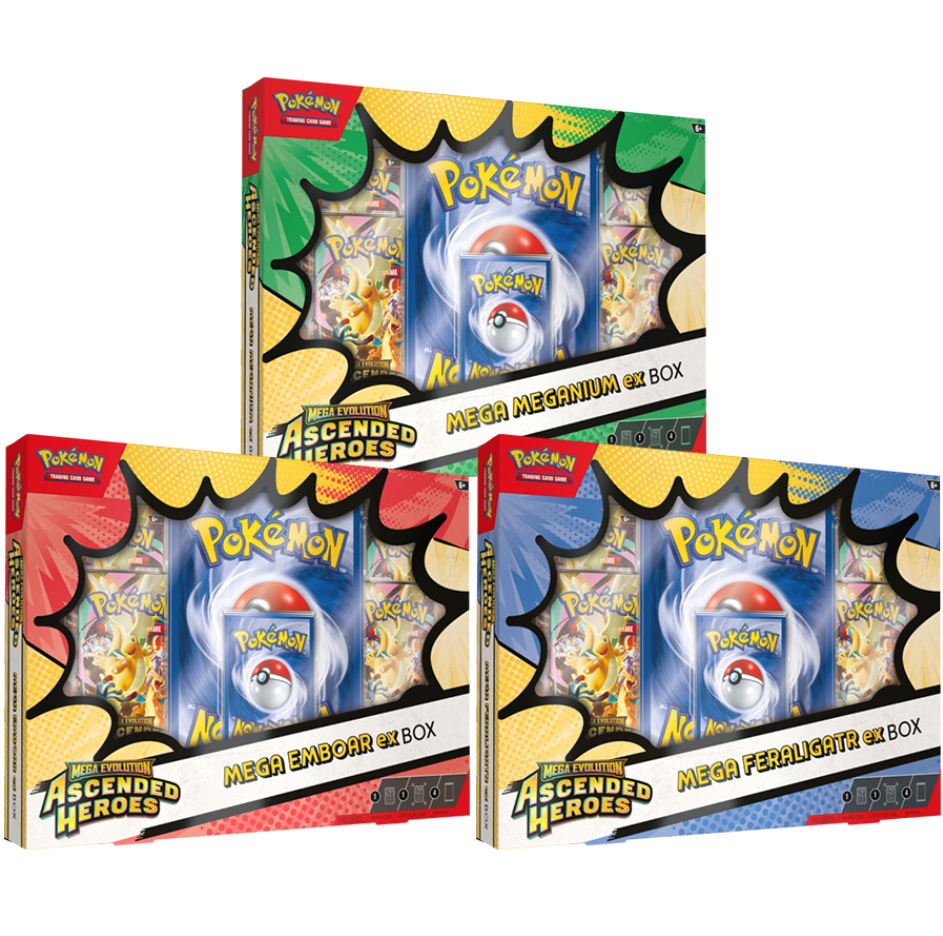 Pokémon TCG: Mega Evolution — Ascended Heroes Mega ex Box (Assorted)