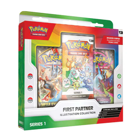 Pokémon TCG: First Partner Illustration Collection Series 1 (Sealed) — 30th Anniversary